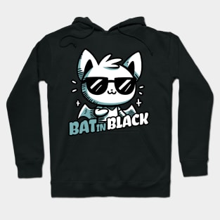 Bat in Black Night Life Hoodie